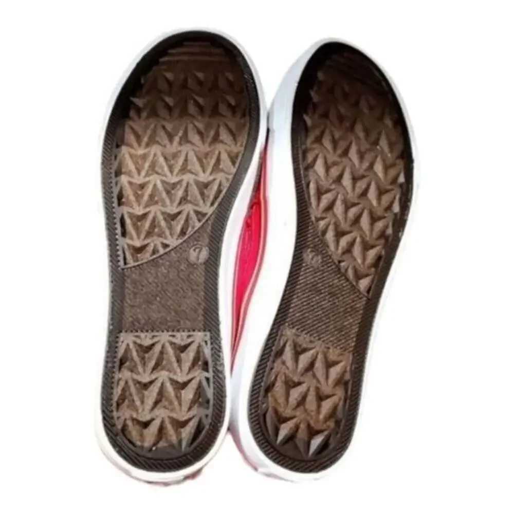 True Religion‎ Korey Hot Pink Canvas Slip On Sneakers Shoes Women's Size 7
